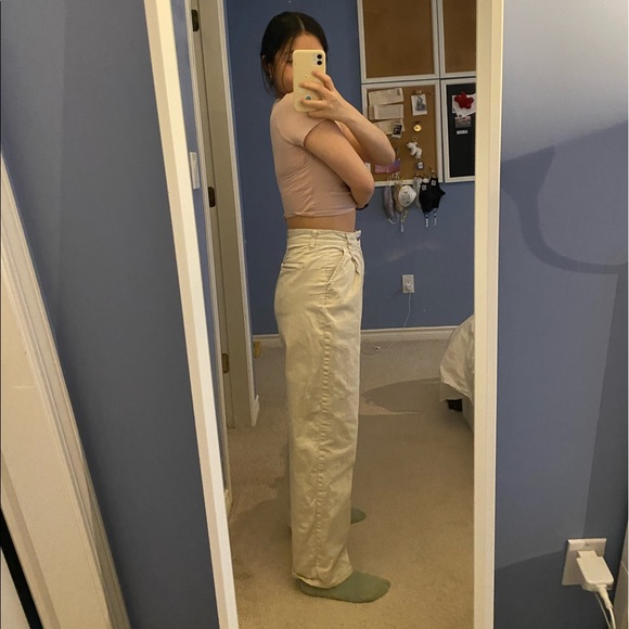 Oak and Fort pleated pants (beige) - Picture 2 of 7